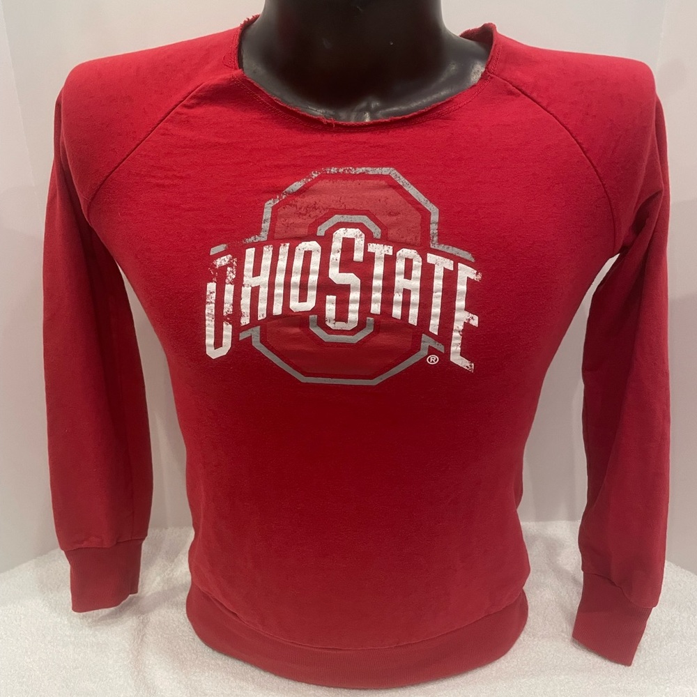 Youth Juniors University of Ohio State Buckeyes lightweight long sleeve shirt